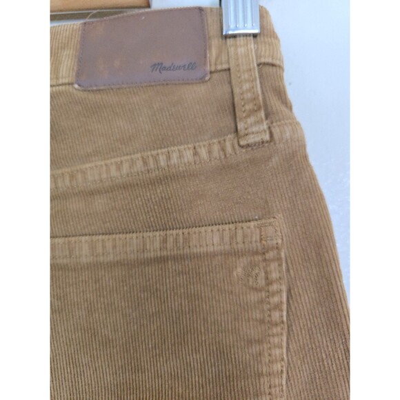 Madewell Pants Womens 26 Cali Demi Boot Corduroy Brown Exposed Button Fly Frayed - Picture 7 of 10